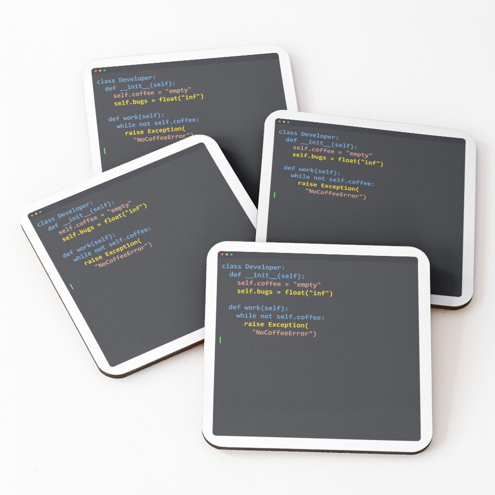 Item preview, Coasters (Set of 4) designed and sold by Prime-Pulse.