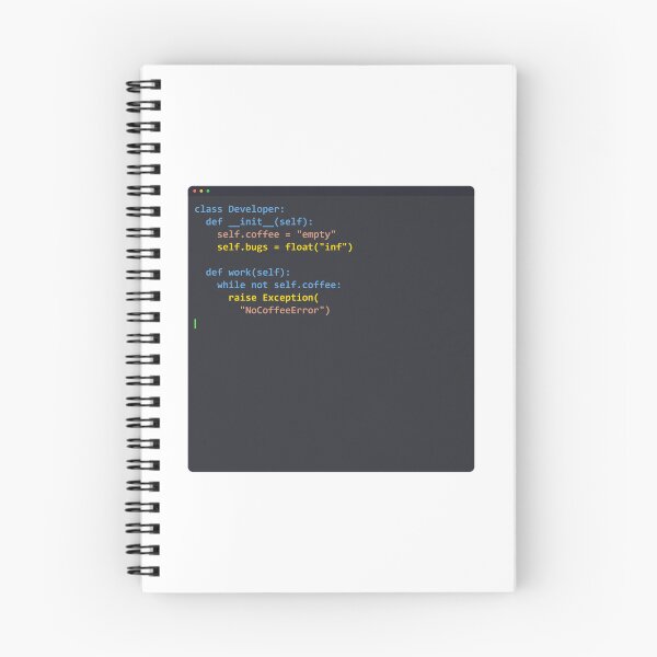 Item preview, Funny Programmer Python Code Coffee Error designed and sold by Prime-Pulse.