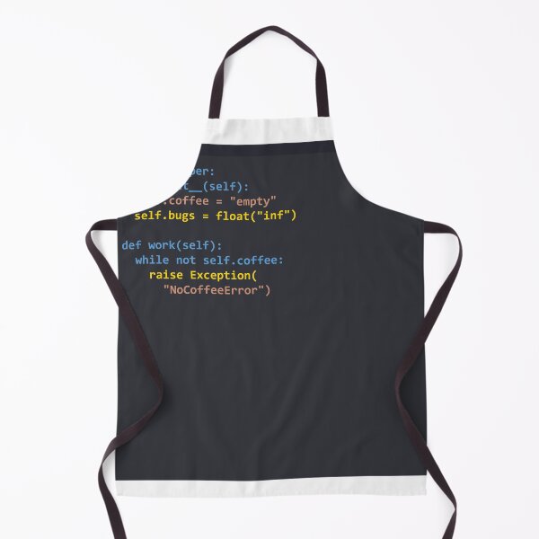 Item preview, Funny Programmer Python Code Coffee Error designed and sold by Prime-Pulse.