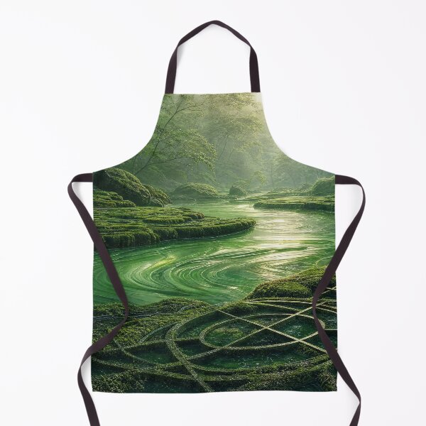 Item preview, Lush Mossy Forest River Flower of Life | Monkeybusiness designed and sold by monkeybusiness.pt.