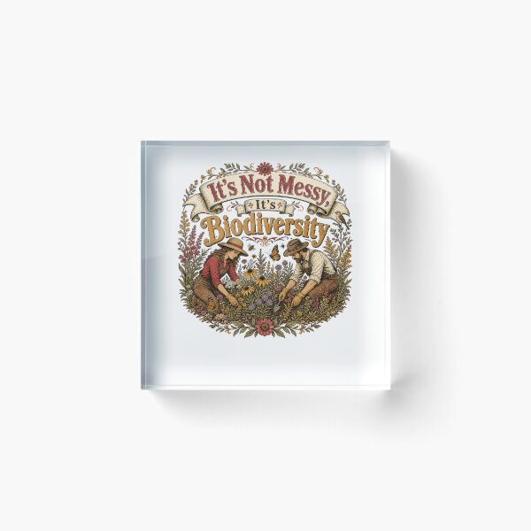 Item preview, It's not messy it's biodiversity - Native Plant Gardening – Wildflower Habitat Gardener Design designed and sold by JansenGS.