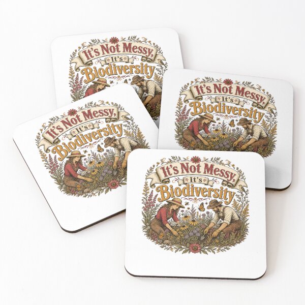 Item preview, It's not messy it's biodiversity - Native Plant Gardening – Wildflower Habitat Gardener Design designed and sold by JansenGS.