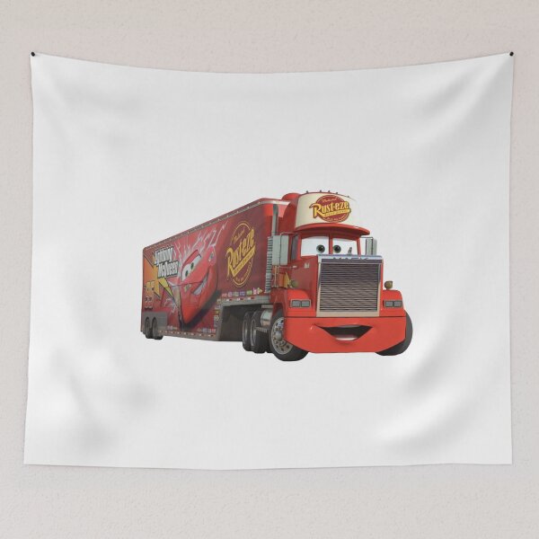 Item preview, Mack Transport Truck with Lightning McQueen – Cars Racing Team Trailer designed and sold by 4U---Store.