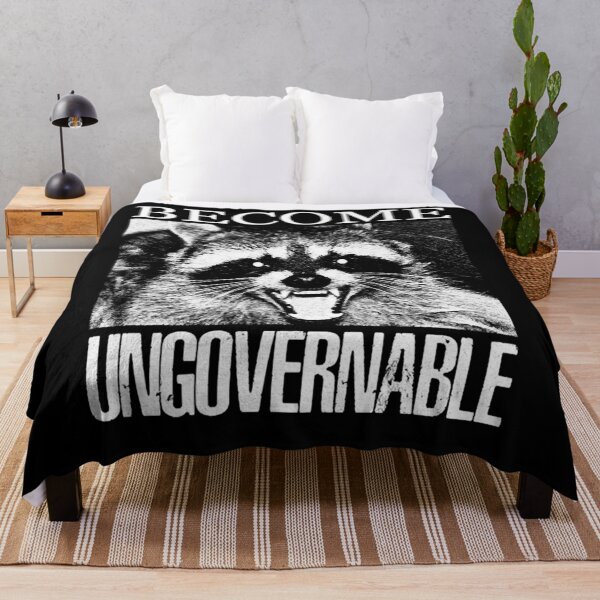 Item preview, Become Ungovernable Raccoon designed and sold by PearsonKim.