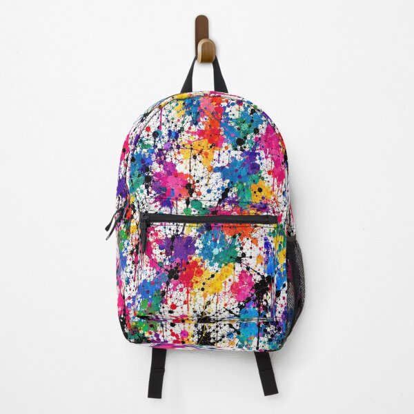 Item preview, Prismatic Spectrum Splatter Action Abstract Art designed and sold by THE SPLATTERED HAUS BY SAGE BANKS.