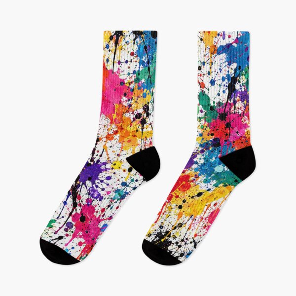 Item preview, Prismatic Spectrum Splatter Action Abstract Art designed and sold by THE SPLATTERED HAUS BY SAGE BANKS.