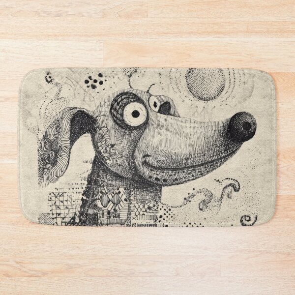 Item preview, A dog is drawn with various patterns designed and sold by anytka.