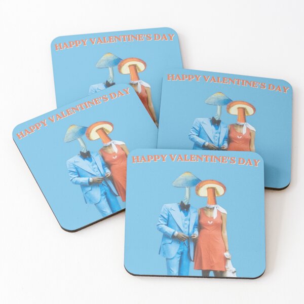 Item preview, Blue mushrooms designed and sold by LetsCollage.