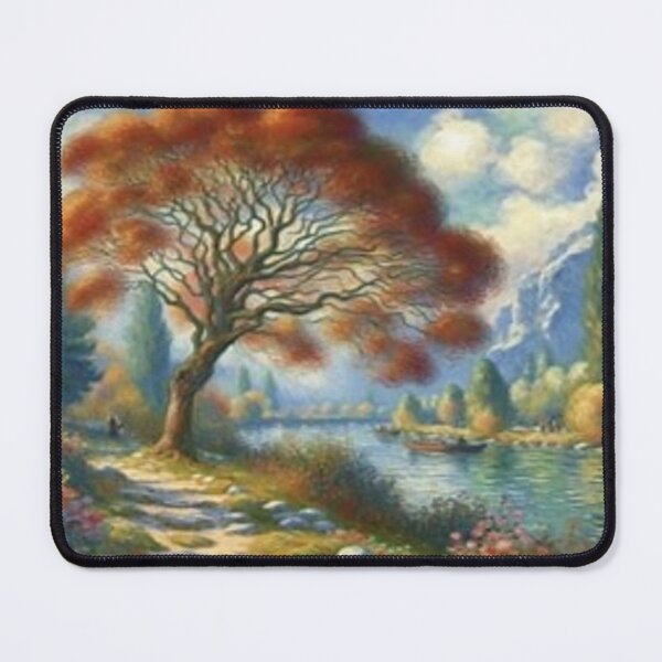 Item preview, Impressionistic landscape in the Monet style with soft color flow designed and sold by FotoworldEdel.
