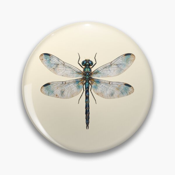 Item preview, Vintage Blue Dragonfly Antique Botanical Insect Art designed and sold by jianina-alondra.