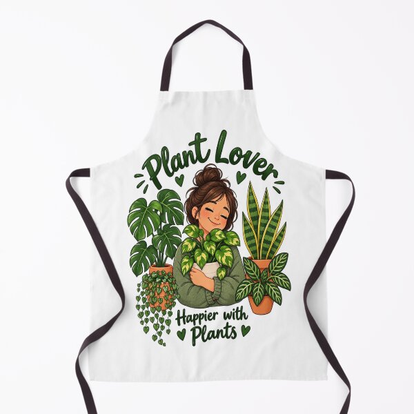 Item preview, Plant Lover – Happier with Plants Cute Houseplant Design designed and sold by NovaNest  Studio.
