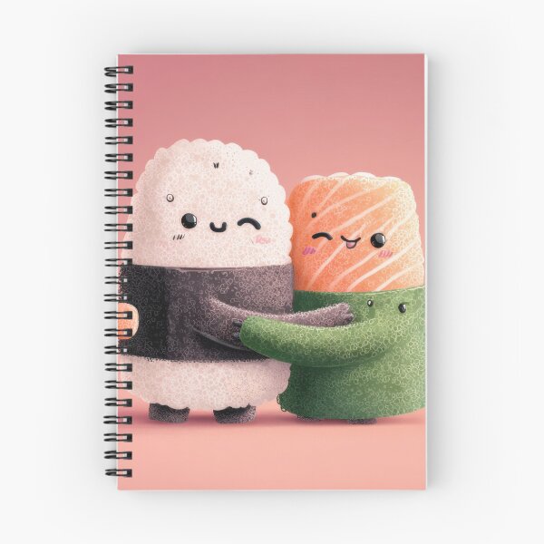 Item preview, Cute sushi characters hug each other designed and sold by anytka.