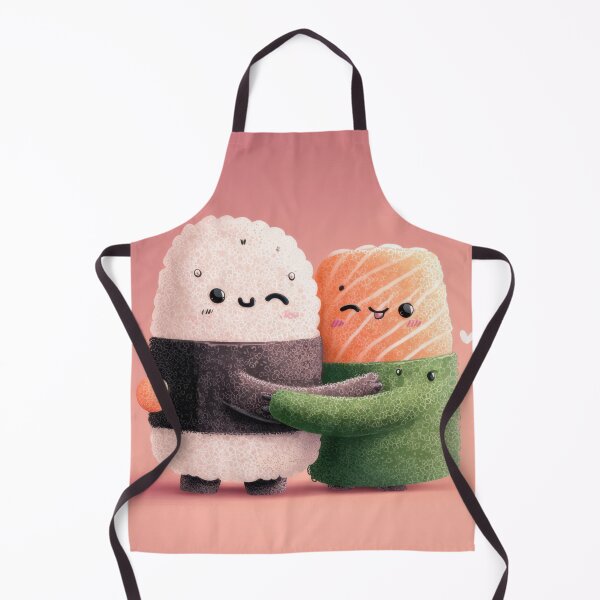 Item preview, Cute sushi characters hug each other designed and sold by anytka.