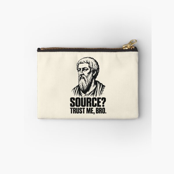 Item preview, Source? Trust Me, Bro. Vintage Greek Philosopher Art & Philosophy Humor. (Plato Meme Collection). designed and sold by SaraSumi.