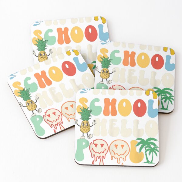 Item preview, Groovy Bye Bye School Hello Pool Tees For Teachers Students designed and sold by Coolshopsea.