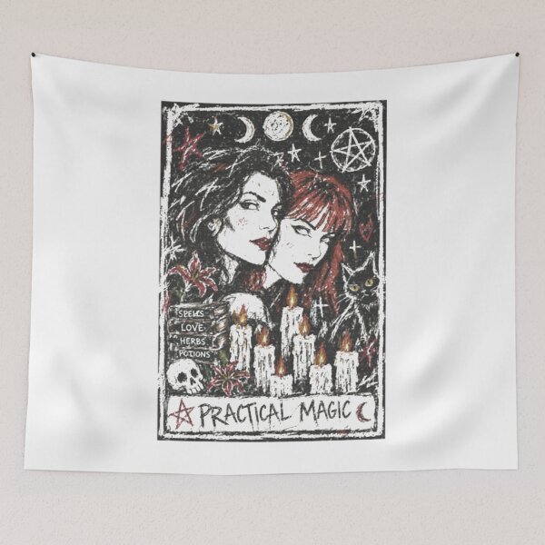 Item preview, Dark Sketch Practical Magic Gothic Witchcraft designed and sold by NieleJaneda.