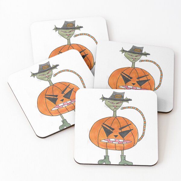 Item preview, Alien Halloween Grinch Cat designed and sold by Anke‘s Bazaar.