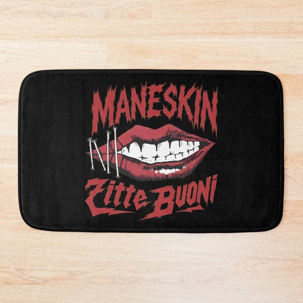 Item preview, MANESKINS ZITTIS E BUONIS Lips Rock Band  designed and sold by diaricesaltArt.