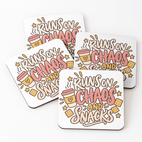 Item preview, Runs on Chaos and Snacks designed and sold by Sneh Universe.