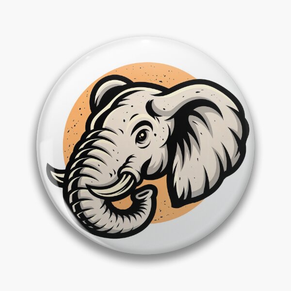 Item preview, Sticker - Decal - Bold Elephant Spirit designed and sold by ForeverPrintsOK.
