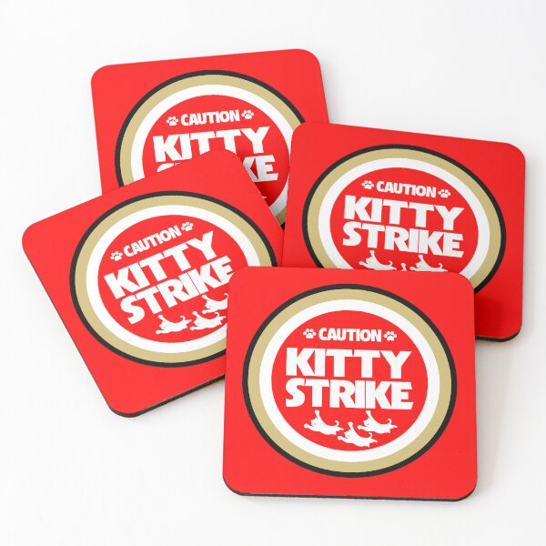 Item preview, Caution! Kitty Strike Vintage Art Nº 2 designed and sold by San Studios Co..