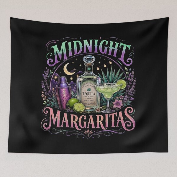 Item preview, Midnight Margaritas Witchy Spooky Halloween Drinking Lovers designed and sold by NieleJaneda.