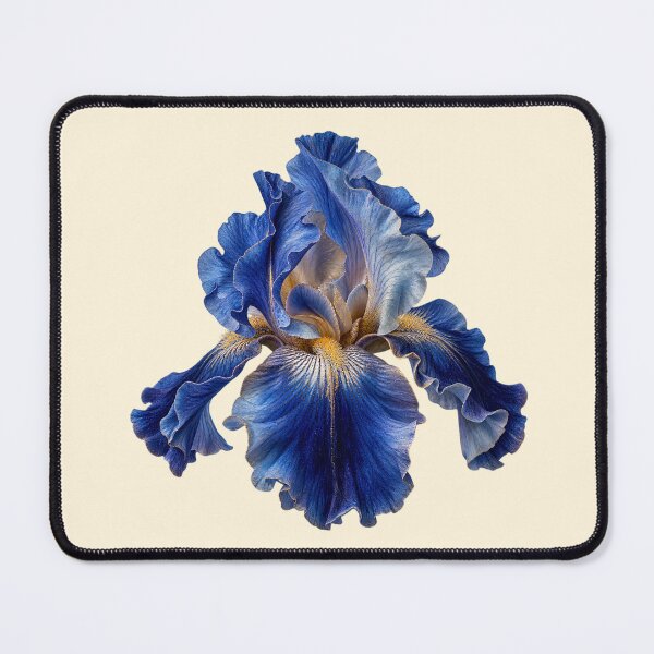 Item preview, Vintage Blue Iris Flower Botanical Floral Art designed and sold by jianina-alondra.