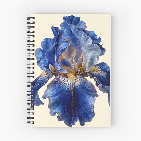 Item preview, Vintage Blue Iris Flower Botanical Floral Art designed and sold by jianina-alondra.