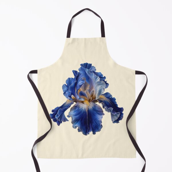 Item preview, Vintage Blue Iris Flower Botanical Floral Art designed and sold by jianina-alondra.
