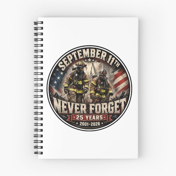 Item preview, September 11th - 911 Firefighter Never Forget 25 Years designed and sold by Wilcox PhotoArt.