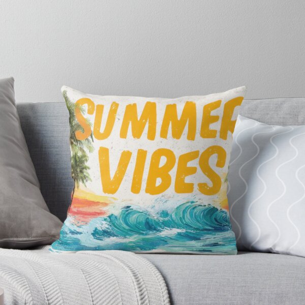Item preview, Palm trees waves vibes designed and sold by anytka.