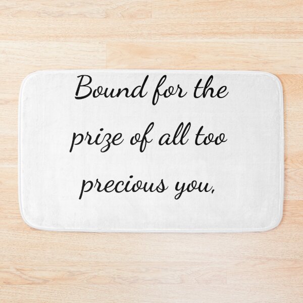 Item preview, “Bound for the prize of all too precious you,” - handwriting black designed and sold by ariksworld.