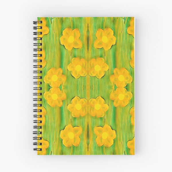 Item preview, Designed orange flowers on green background designed and sold by Fayes4Art.