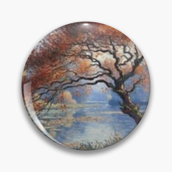 Item preview, Autumn landscape in the Monet style with warm color harmony designed and sold by FotoworldEdel.