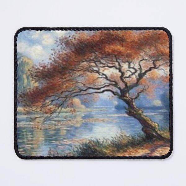 Item preview, Autumn landscape in the Monet style with warm color harmony designed and sold by FotoworldEdel.