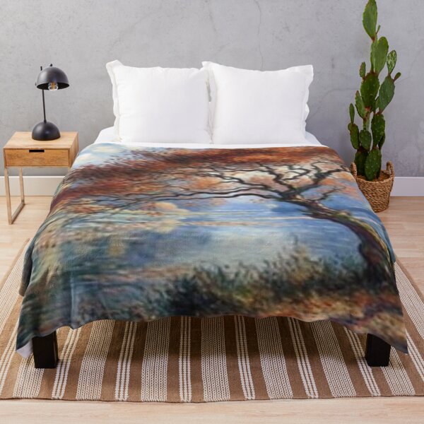 Item preview, Autumn landscape in the Monet style with warm color harmony designed and sold by FotoworldEdel.