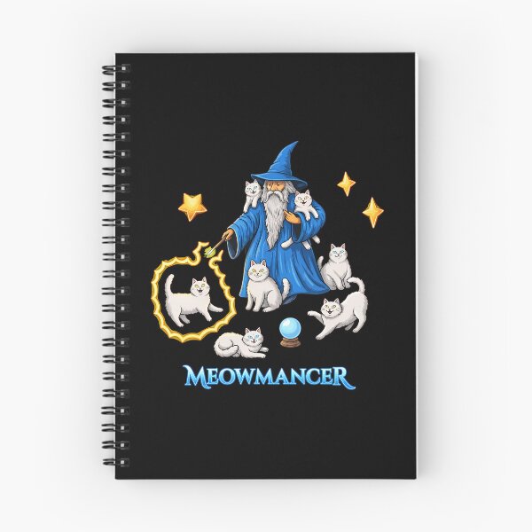 Item preview, Meowmancer Wizard Cat Magic Spell Art designed and sold by OlyvieArt.