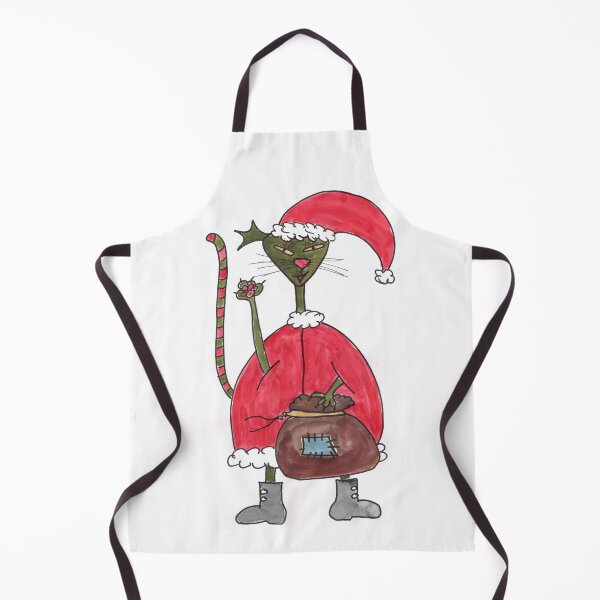Item preview, Alien Christmas Grinch Cat designed and sold by Anke‘s Bazaar.