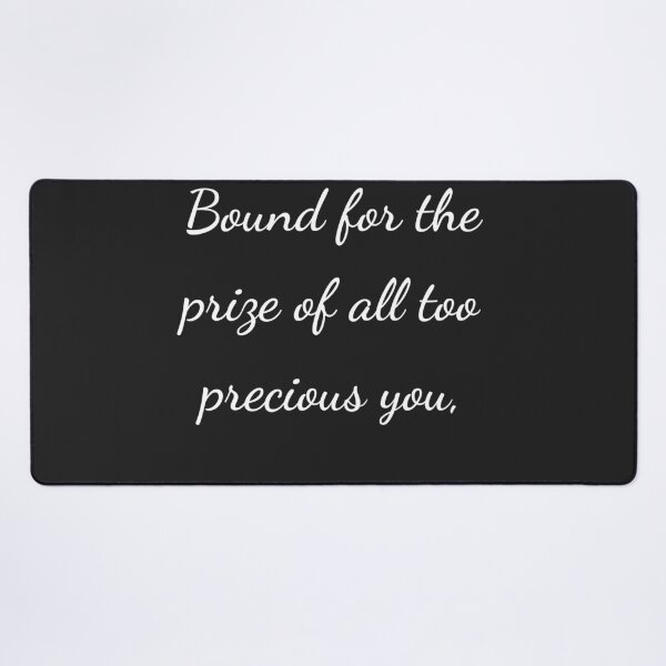 Item preview, “Bound for the prize of all too precious you,” - handwriting white designed and sold by ariksworld.