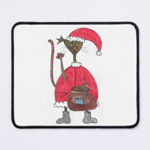 Item preview, Alien Christmas Grinch Cat designed and sold by Anke‘s Bazaar.