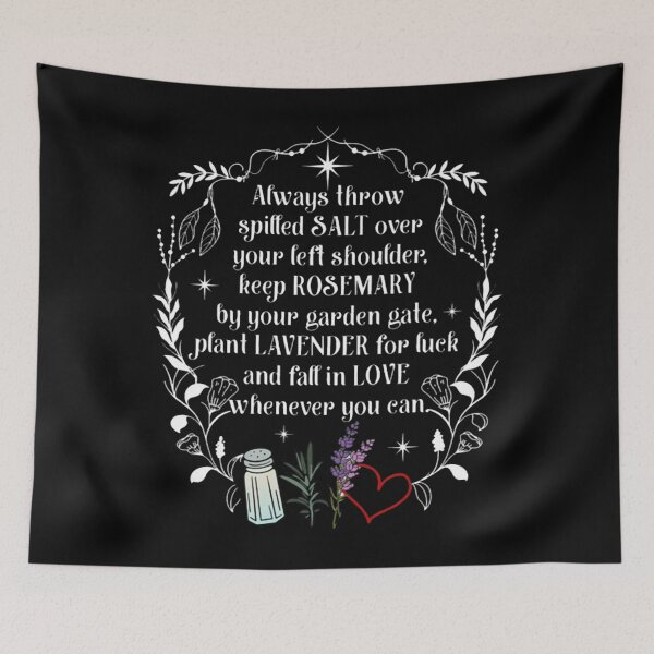 Item preview, Practical Magic Salt Rosemary Lavender designed and sold by NieleJaneda.