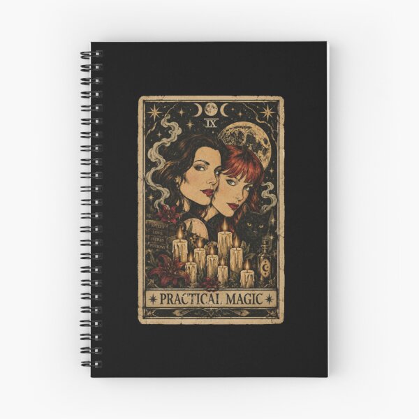 Item preview, Practical Magic Tarot Card Vintage Witchcraft Gothic Graphic designed and sold by NieleJaneda.