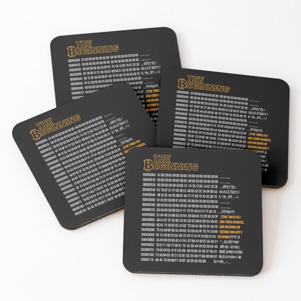 Item preview, Beginning Bitcoin Genesis Block By Satoshi Nakamoto Message 2009 designed and sold by PearsonKim.