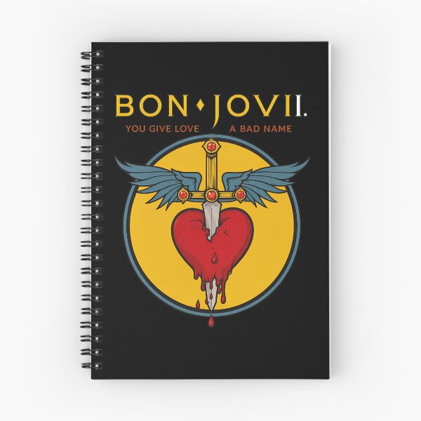 Item preview, Bons Jovis You Give Love A Bad Name Rock Band  designed and sold by YuriaAbisarStu.