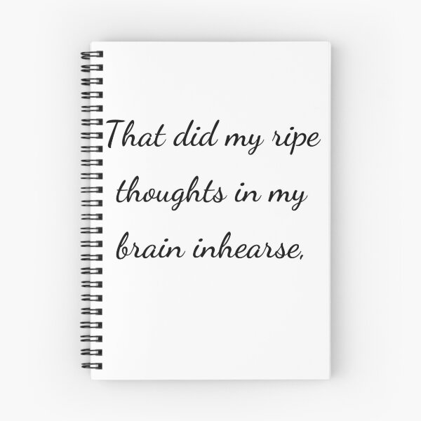 Item preview, “That did my ripe thoughts in my brain inhearse,” - handwriting black designed and sold by ariksworld.