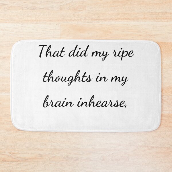 Item preview, “That did my ripe thoughts in my brain inhearse,” - handwriting black designed and sold by ariksworld.