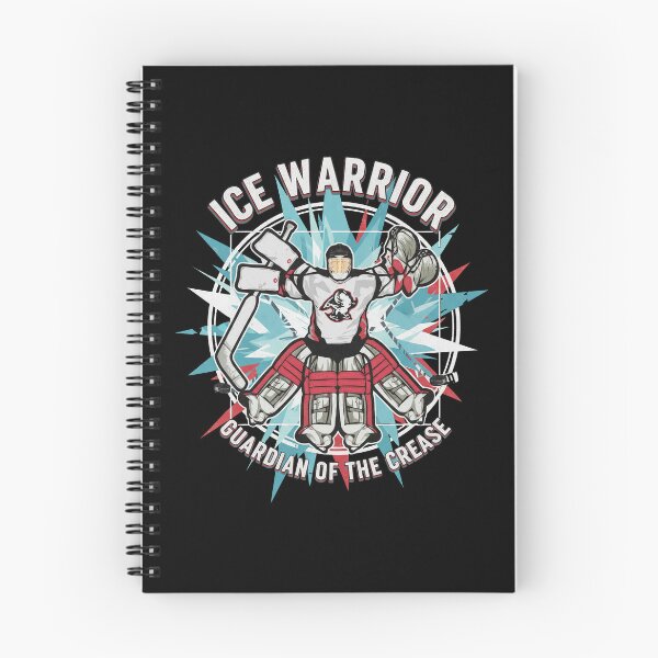 Item preview, Ice Warrior Guardian Of The Crease Hockey Goalie Save designed and sold by Dravienart.