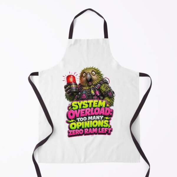 Item preview, System Overload Too Many Opinions Zero Ram Left Kakapo designed and sold by Sovereign Supply Co..