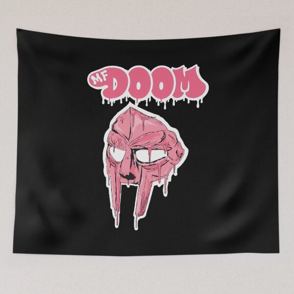 Item preview, MFS DOOMS Dripping Mask Pink Graffiti  designed and sold by diaricesaltArt.