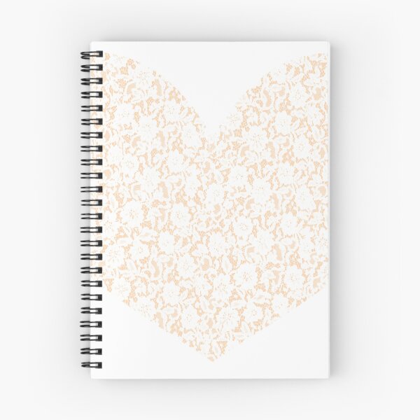 Item preview, Heart Minimalist Vintage White Lace Pattern designed and sold by BrainConstip.